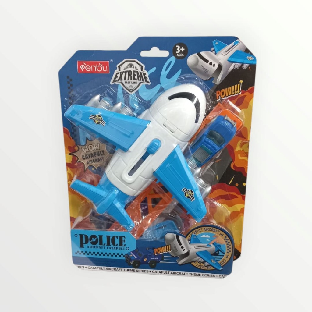 AVION LANZADOR C/AUTO AZUL